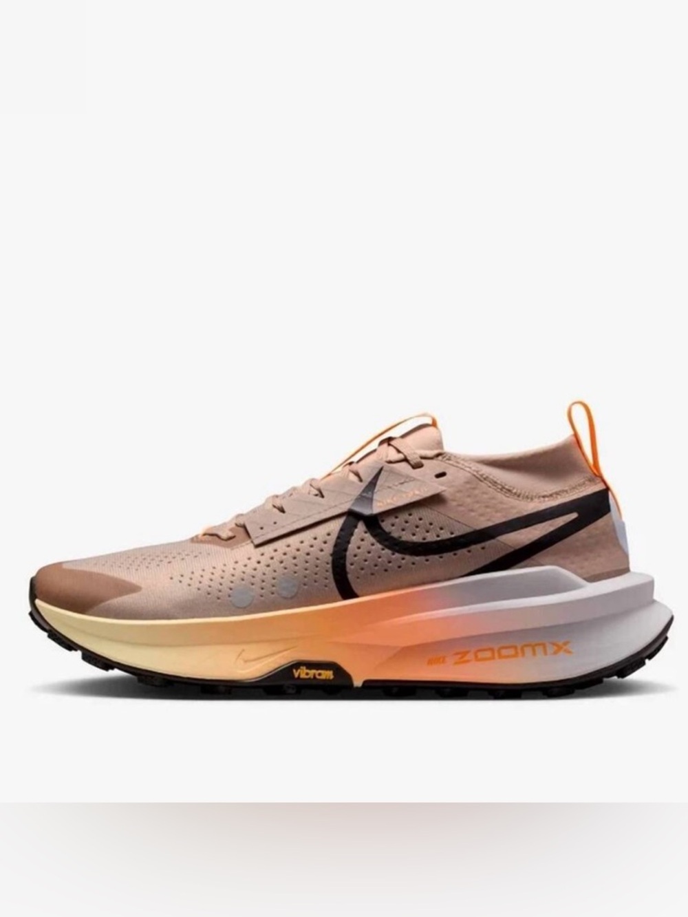 Nike ZoomX 🔥 Zegama Trail 2 Malt Alabaster Black Trail Running FD5190-200 11.5 - Picture 9 of 12